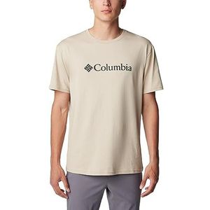 Columbia Heren Basic Logo T-shirt met korte mouwen, Ancient Fossil, CSC-merkafbeelding, XS, Ancient Fossil, Csc-merkgrafiek, XS