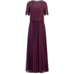 APART Fashion Avondjurk met kanten jas, donker lila, 40