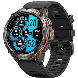 KOSPET 14000018000 Smart Watch T3 Ultra, 1.4 inch amoled, GPS, 170 moduri sport, waterdicht Zwart