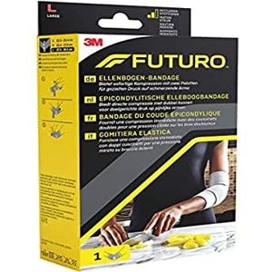 FUTURO FUT47863 Classic elleboogbandage, aan beide zijden draagbaar, maat L, 27,0-29,5 cm
