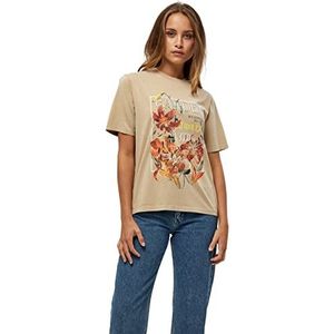 Minus Lemia Tee T-shirt voor dames, 730 Warm Zand, XL