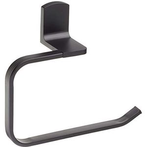 Spirella Taku Mat-Black Towel Holder, zwart mat