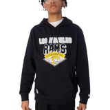 NFL TEAM GRAPHIC HOODY LOSRAM NVYWHI LOS ANGELES RAMS Blauw, Blauw, L