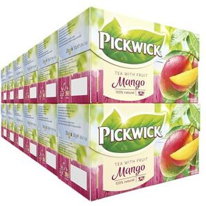 Pickwick Vruchtenthee Mango (240 Theezakjes - 100% Natuurlijk - UTZ Gecertificeerd) - 12 x 20 Zakjes
