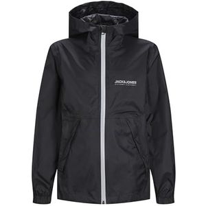 JACK & JONES Jordry regenjas Mni All-weather jas voor jongens, zwart, 122 cm