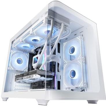 Mars Gaming - MC-FUSIONM - Micro-ATX Mini-Toren - Zwart - Glas