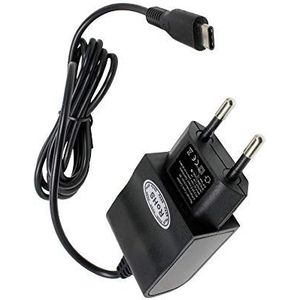Oplader voor Lenovo Tab M10 LTE, USB-C, 2000mA, snel opladen, ong. 1,10m