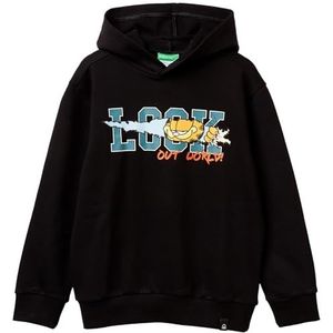 United Colors of Benetton Shirt C/CAPP.M/L, Zwart, 120