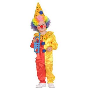 WIDMANN 48919 Clown kostuum voor kinderen, kleurrijk, 104 (EU)