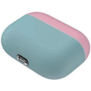 Geschikt voor Airpods 3pro vloeibare siliconen passende beschermhoes 3e generatie Apple Bluetooth headset oplaadbox softshell (roze groen)