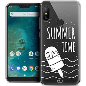 Caseink Hoes voor Xiaomi Mi A2 LITE (5.8) beschermhoes case [Crystal beschermhoes case gel HD collectie Summer Design Summer Time - flexibel - ultradun - bedrukt in Frankrijk