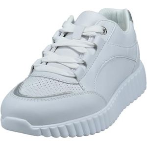 Sneakers - Effen - Imitatieleer - Plateau - Platte Hak