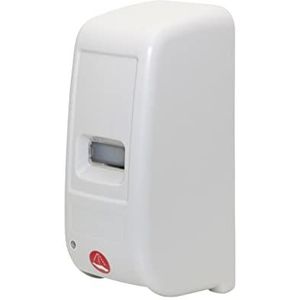 OFFICER PRODUCTS Products zeepdispenser vloeibare zeepdispenser voor wandmontage/automatisch/1 l wit/wandbevestiging enkele kop/desinfectiegeldispenser voor badkamer toilet, 22038311-14