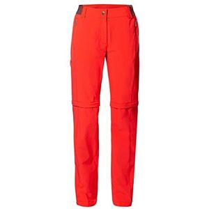 VAUDE Farley Stretch II Wandelbroek voor dames, waterdichte outdoorbroek, stretch, ademende trekkingbroek met elastiek, comfortabel, winddicht en sneldrogend