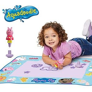 Aquadoodle Peppa Pig Water Doodle Mat, Official Tomy No Mess Colouring and Drawing Game, Suitable for Toddlers and Children - Boys and Girls 18 Months, 2, 3, 4+ Year Olds