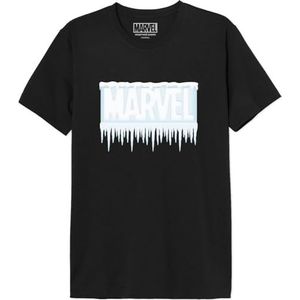 Marvel T-shirt voor heren, Zwart, S