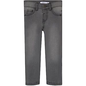 NAME IT Skinny Fit jeans voor meisjes, Medium Grey Denim, 92 cm