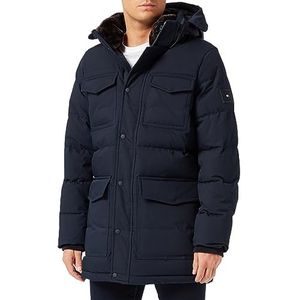 Tommy Hilfiger Rockie Utility Parka Geweven Jassen voor heren, woestijn hemel, XS