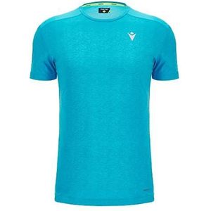 Macron Run Start Scd Ralph T-shirt Print Nsky Mel SS Man, heren T-shirt, Sky Blue, S