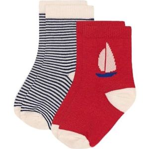 Petit Bateau paar sokken voor kinderen, uniseks, Versie 1., 6-12 mesi