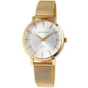 Just Watch dames analoog kwarts horloge met roestvrijstalen armband JW10007-003