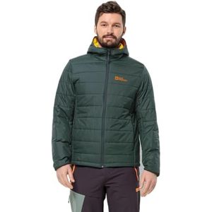 Jack Wolfskin Lapawa Ins Hoody M Jas voor heren, Zwart Olijf, XXL