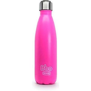 BBO Irisana Thermosfles, inhoud, 500 ml, met neopreen overtrek, fuchsia, 240 g