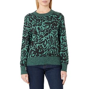 ICHI Dames IHMELEO LS2 pullover, 185308/Blue Spruce, L