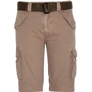 Schott NYC heren Trbatle30pk2 Bermuda shorts Tabak, 31W