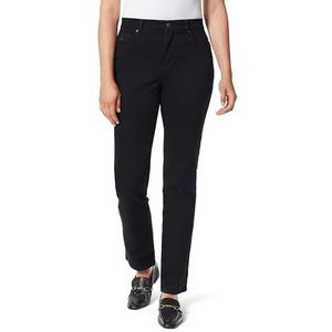 Gloria Vanderbilt Dames Jeans, Zwart, 40 NL/Lang