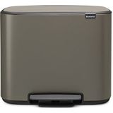 Brabantia Bo Prullenbak - 36 liter - Platinum