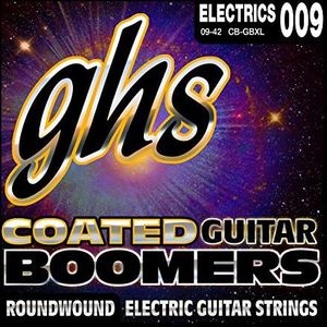 GHS CBGBXL 9-42 extra licht gecoate Boomers gitaar snaarset