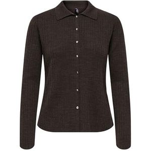 Onlthea Ls Button Polo Cardigan KNT, chocolade taart, XL
