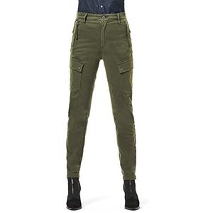 G-STAR Raw High G-Shape Skinny cargobroek voor dames, groen (Dk Algae Gd C106-c026), 27W / 32L