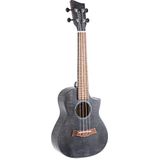 GEWA Concert Ukelele Manoa S-CO-BM esdoorn faded Black met Gig Bag