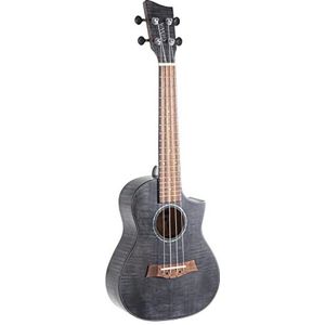 GEWA Concert Ukelele Manoa S-CO-BM esdoorn faded Black met Gig Bag