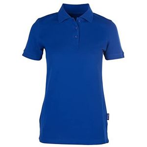 HRM Ladies Heavy Stretch Polo, Koningsblauw, maat S I Premium polo dames van 95% katoen & 5% elastaan I Basic polo wasbaar tot 40°C I Hoogwaardige & duurzame damestops I Workwear