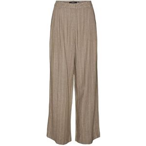 Broek met Wijde Pijpen - Mid Waist - Loose Fit