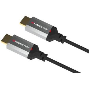Monster Essentials HDMI-kabel, 1,8 m, Ultra-HD 4K HDMI-kabel met ethernet, supersnelle overdrachtssnelheid van 22,5 Gbps, HDR-videokabel, ARC-kabel, corrosiebestendige 24K gouden connectoren