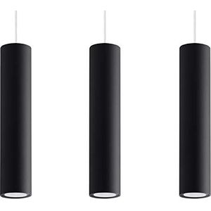 Sollux Lighting hanglamp, staal, zwart