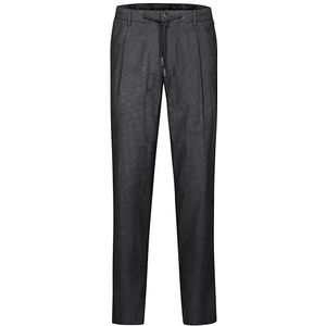bugatti Heren plooibroek, Donkergrijs-280, 36W x 32L