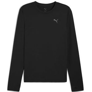 M CLOUDSPUN LS TEE PUMA Zwart