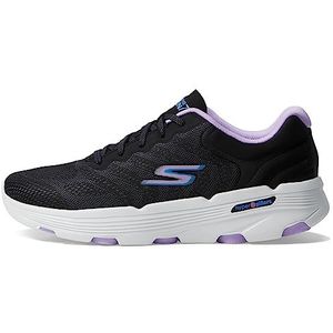 Skechers Dames GO Run 7.0 Driven, zwart textiel/lavendel trim, 7 UK, Zwarte textiel lavendel Trim, 40 EU