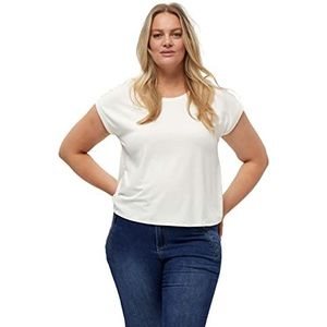 Peppercorn Dames Rosalinda Malucca Tee Curve T-shirt, Gardenia, 42/Groot