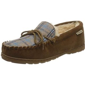 Bearpaw Mindy Mule voor dames, Hickory Blaues Plaid, 42 EU