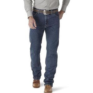 Wrangler Men's Premium Performance Cowboy Cut Regular Fit Jean, Vintage Stone, 30X32