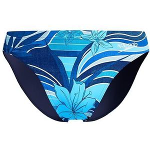 Speedo Heren Print Beachstar Slip 5 cm kort, Hawaiian Sky, 28