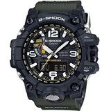 Casio GWG-1000-1A Herenhorloge, kunsthars, roestvrij staal, zwart, kunsthars, zwart, strepen