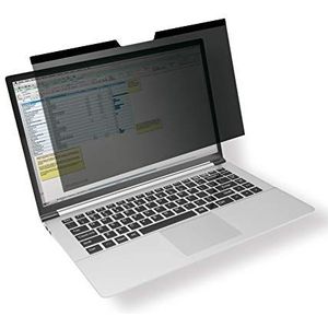 Durable 515457 Privacyfilter voor MacBook Pro® 15, magnetische bevestiging, incl. tas en reinigingsdoekje, antraciet