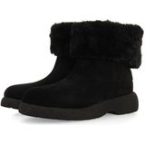 Gioseppo - Wilton - Kuitlaarzen - Zwart - Suède - Bont